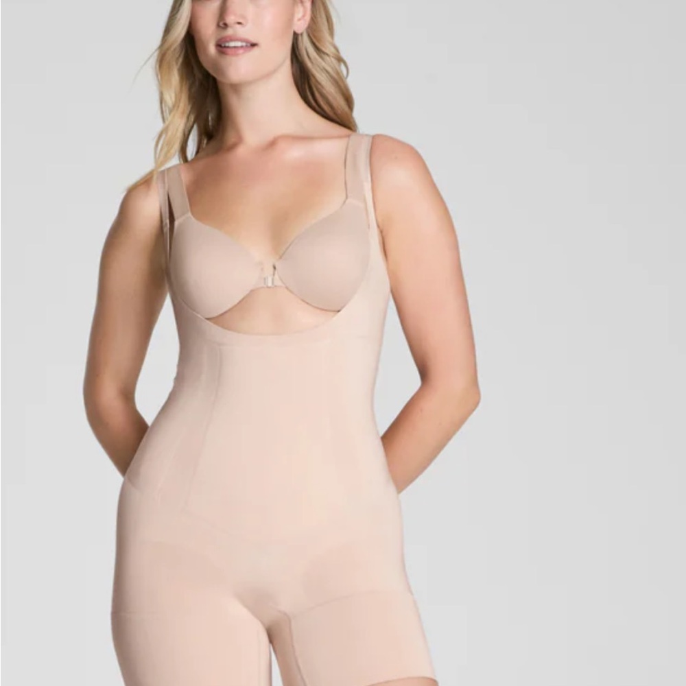 SPANX Beige Shapewear Bodysuit